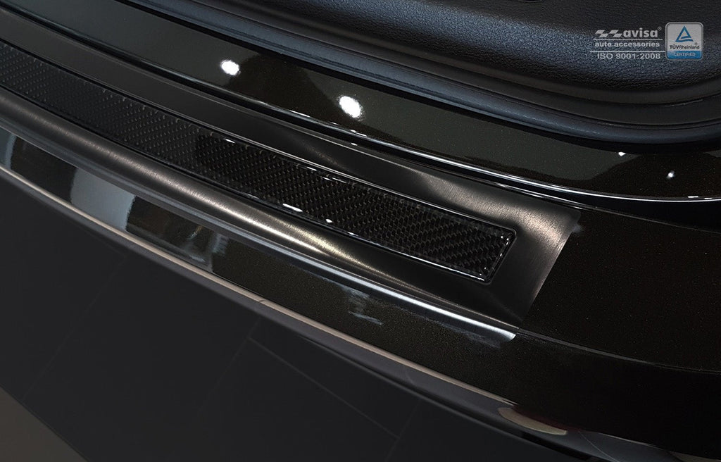 Lastskydd BMW X6 II F16 2014–2019 – Svart steel, Svart Kolfiber | AVISA - Carlevel AB - Lastskydd