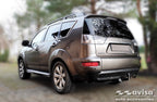 Lastskydd Citroen C-Crosser 2007–2012 / Mitsubishi Outlander II 2006–2012 / Peugeot 4007 2007–2012 – Silver satin | AVISA - Carlevel AB - Lastskydd