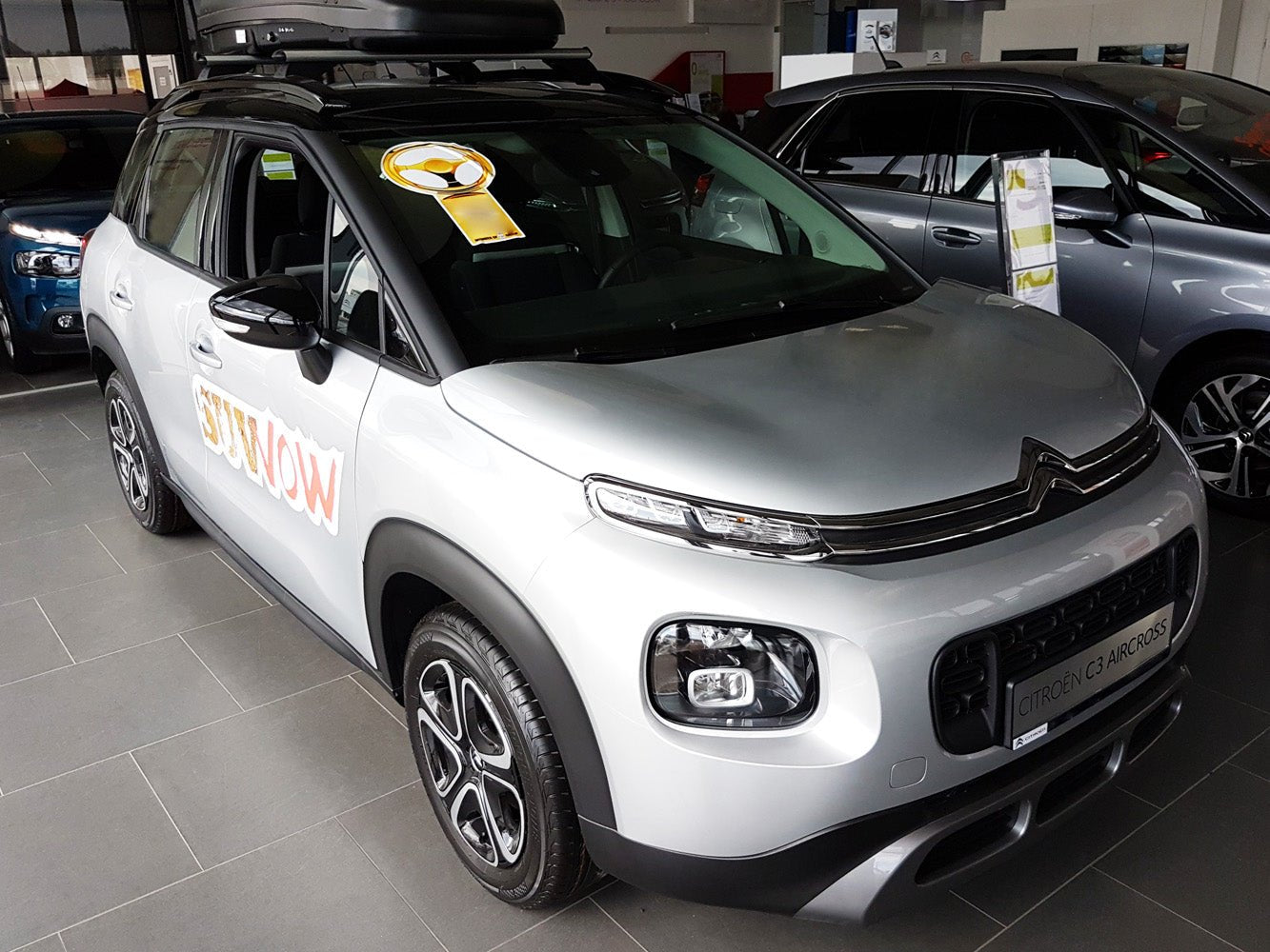 Lastskydd Citroen C3 Aircross II 2017–2021 facelift 2021+ – Silver satin | AVISA - Carlevel AB - Lastskydd