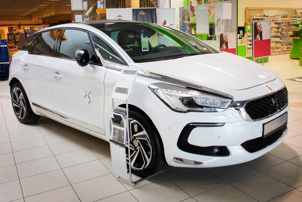 Lastskydd Citroen DS5 2011–2015, facelift 2015+ – Silver satin | AVISA - Carlevel AB - Lastskydd