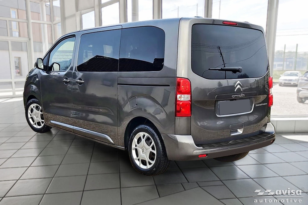 Lastskydd Citroen Jumpy III 4-dörrars 2016+ The bak bumper protector fits to the carbody version med a length of 4.98 m. The bak… – Svart | AVISA - Carlevel AB - Lastskydd