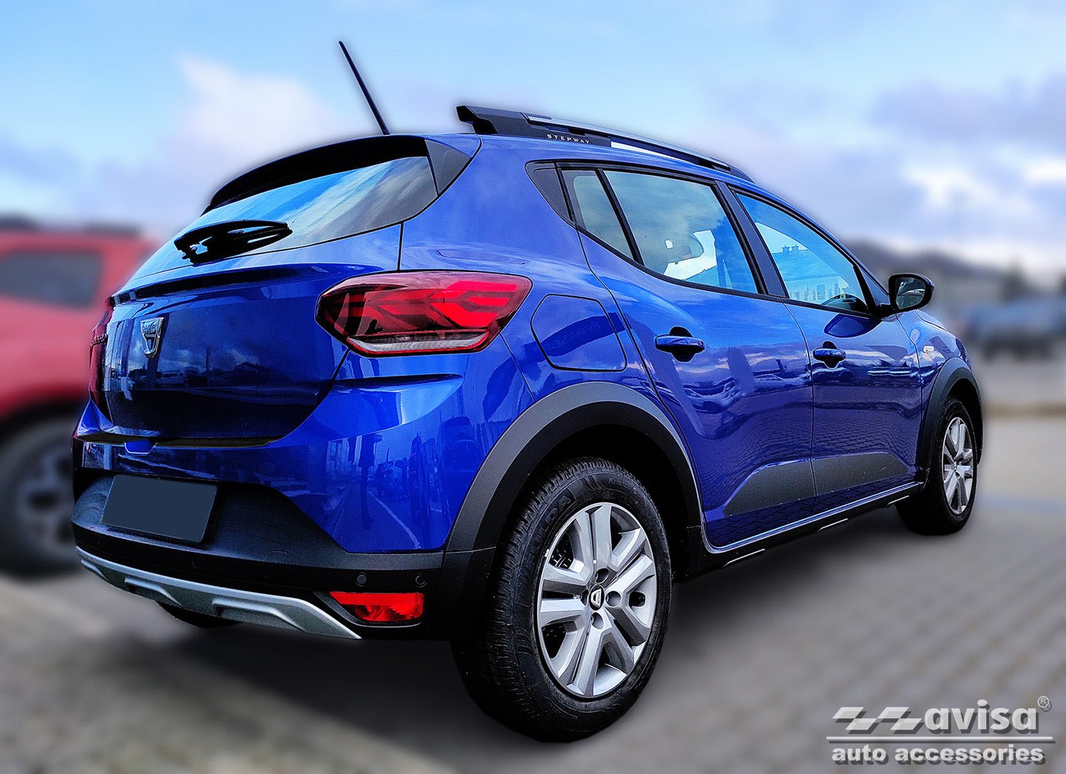 Lastskydd Dacia Sandero III halvkombi 5-dörrars 2020+ m.fl. – Svart | AVISA - Carlevel AB - Lastskydd
