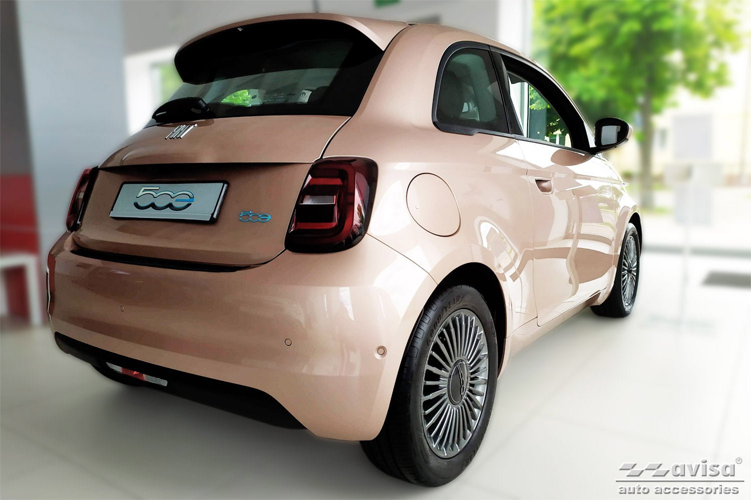 Lastskydd Fiat 500 e II halvkombi 3-dörrars 2020+/ Fiat e II cabrio 2020+/ Fiat 500 II 3+1 Electric – Svart | AVISA - Carlevel AB - Lastskydd