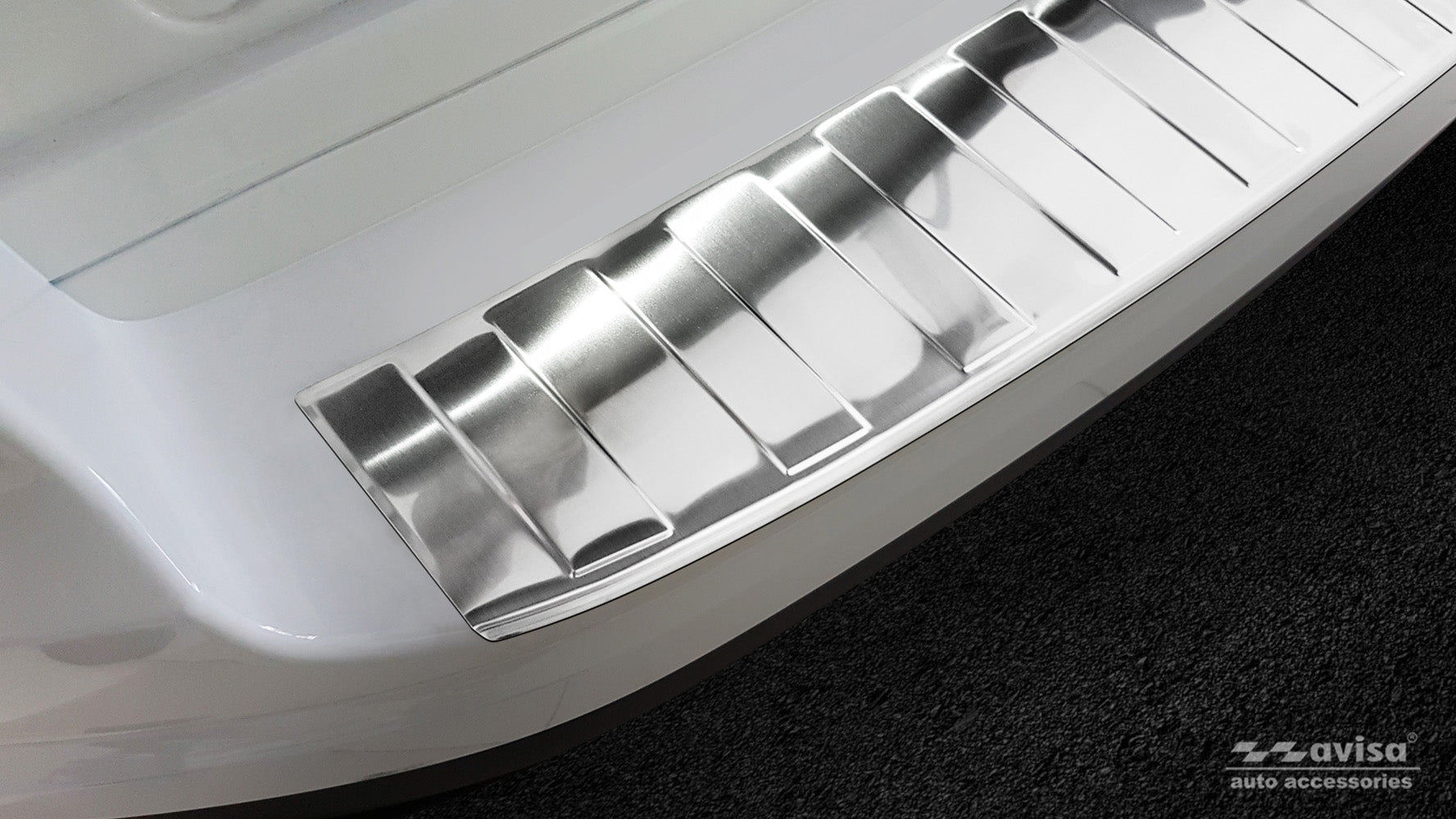 Lastskydd Fiat 500 L facelift 2017+ – Silver satin | AVISA - Carlevel AB - Lastskydd
