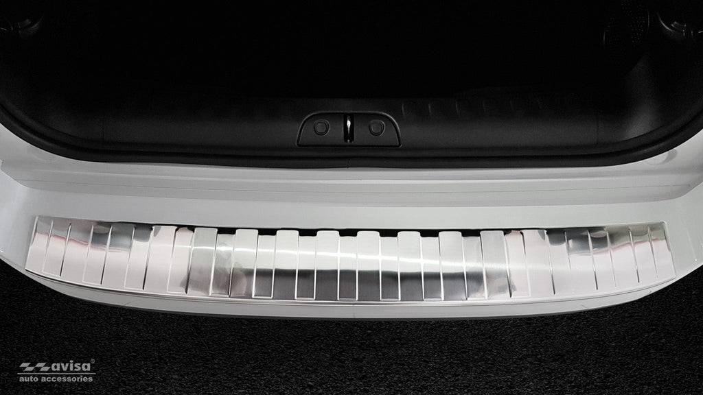 Lastskydd Fiat 500 L facelift 2017+ – Silver satin | AVISA - Carlevel AB - Lastskydd