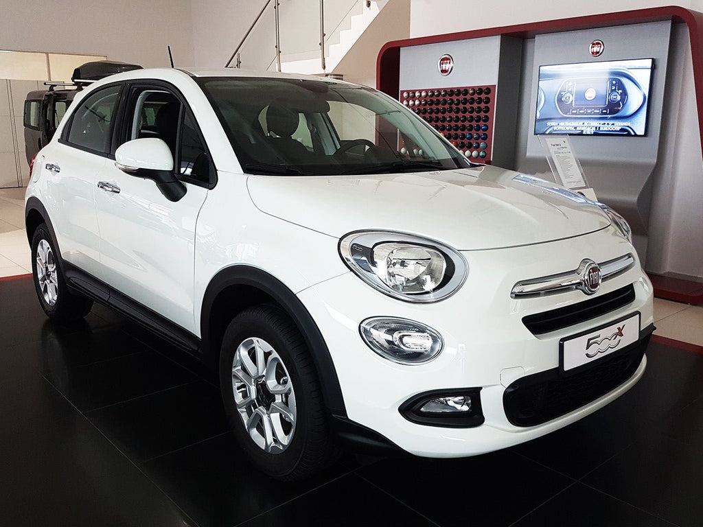 Lastskydd Fiat 500X crossover 2014–2018 – Silver satin | AVISA - Carlevel AB - Lastskydd