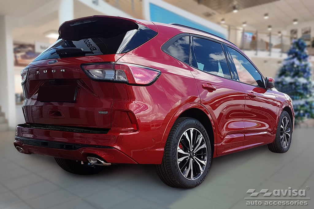 Lastskydd Ford Kuga III ST-Line/ Hybrid/ Vignale 2019–2024, facelift 2024+ – Spegelblank svart | AVISA - Carlevel AB - Lastskydd