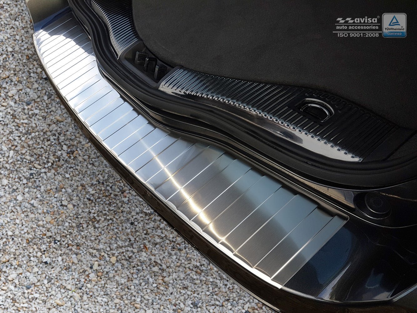 Lastskydd Ford Mondeo MK5 Kombi 2014–2019, facelift 2019+ – Silver satin | AVISA - Carlevel AB - Lastskydd