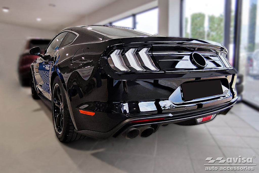 Lastskydd Ford Mustang VI coupe/ GT 2015–2017, facelift 2017+ – Svart | AVISA - Carlevel AB - Lastskydd