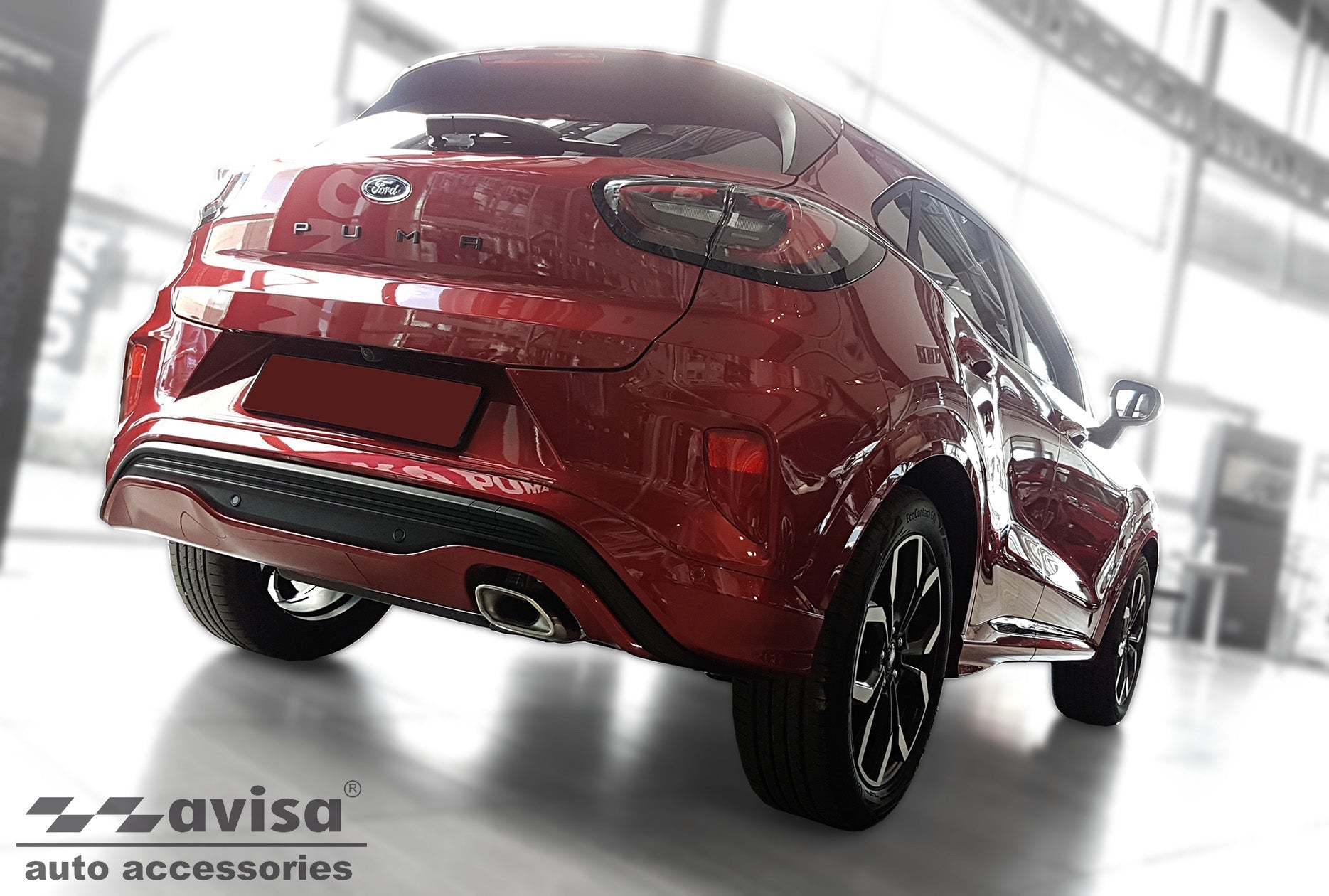 Lastskydd Ford Puma crossover 2019+ – Svart (2/45271) | AVISA - Carlevel AB - Lastskydd