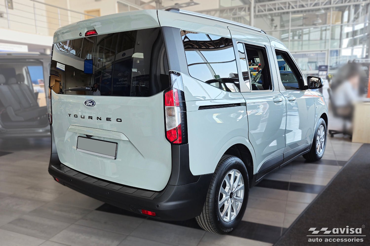 Lastskydd Ford Tourneo Courier II 2023+ (fits to both versions: twin dörr and tailgate) m.fl. – Svart | AVISA - Carlevel AB - Lastskydd