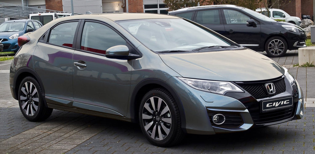 Lastskydd Honda CIVIC IX facelift 2015–2016 – Silver satin | AVISA - Carlevel AB - Lastskydd