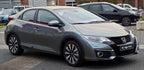Lastskydd Honda CIVIC IX facelift 2015–2016 – Silver satin | AVISA - Carlevel AB - Lastskydd