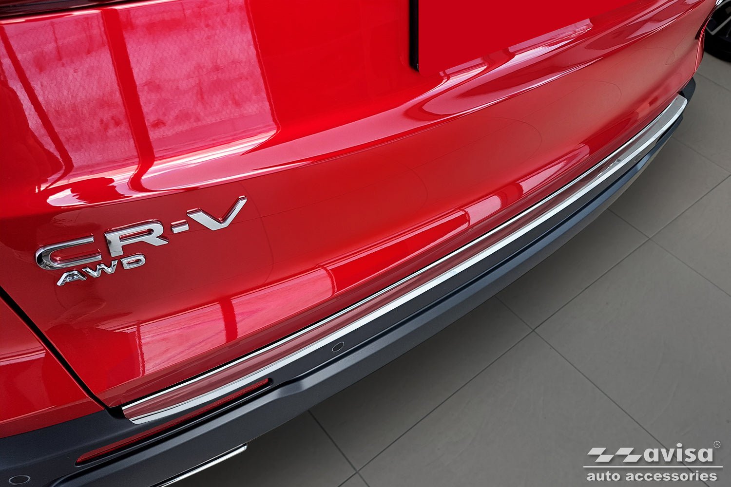 Lastskydd Honda Cr-V VI 2023+ – Silver satin | AVISA - Carlevel AB - Lastskydd