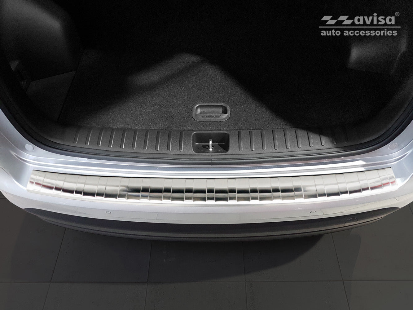 Lastskydd Hyundai Tucson III facelift 2018–2020 – Silver satin | AVISA - Carlevel AB - Lastskydd