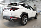 Lastskydd Hyundai Tucson IV 2020–2024, facelift 2024+ >/ Hyundai Tucson IV N-Line 2020–2024, facelift 2024+ > – Silver satin | AVISA - Carlevel AB - Lastskydd