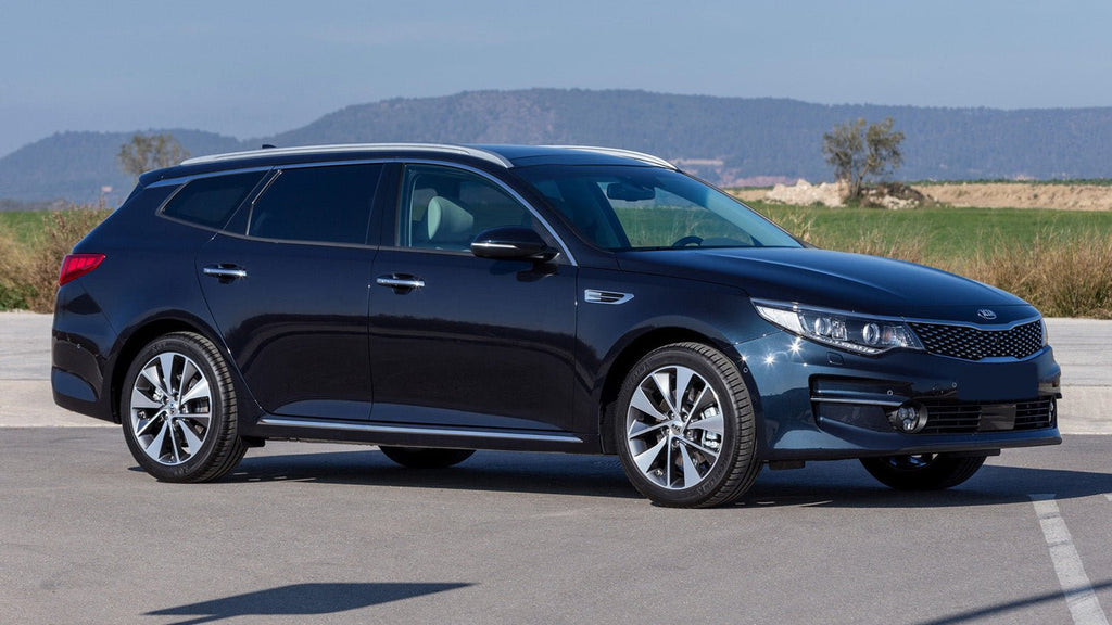 Lastskydd Kia Optima IV Kombi 2016–2018, facelift 2018+ – Silver satin | AVISA - Carlevel AB - Lastskydd