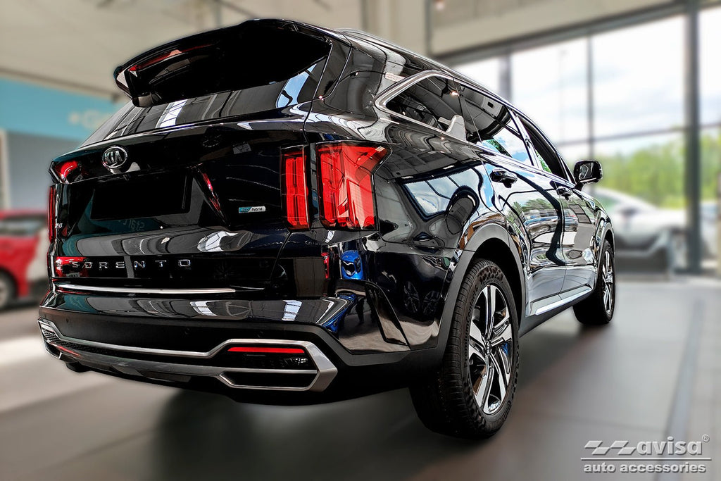 Lastskydd Kia Sorento IV suv 2020–2024 – Silver satin | AVISA - Carlevel AB - Lastskydd