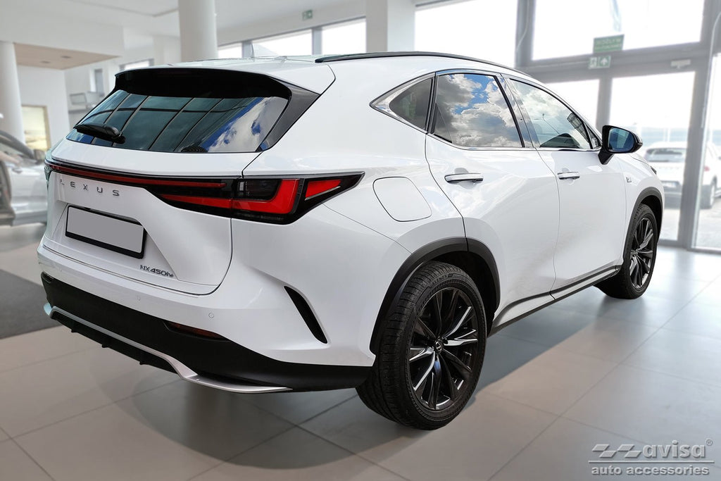 Lastskydd Lexus NX II (AZ20) 2021+ / Lexus RX 450 2025+ > – Silver satin | AVISA - Carlevel AB - Lastskydd
