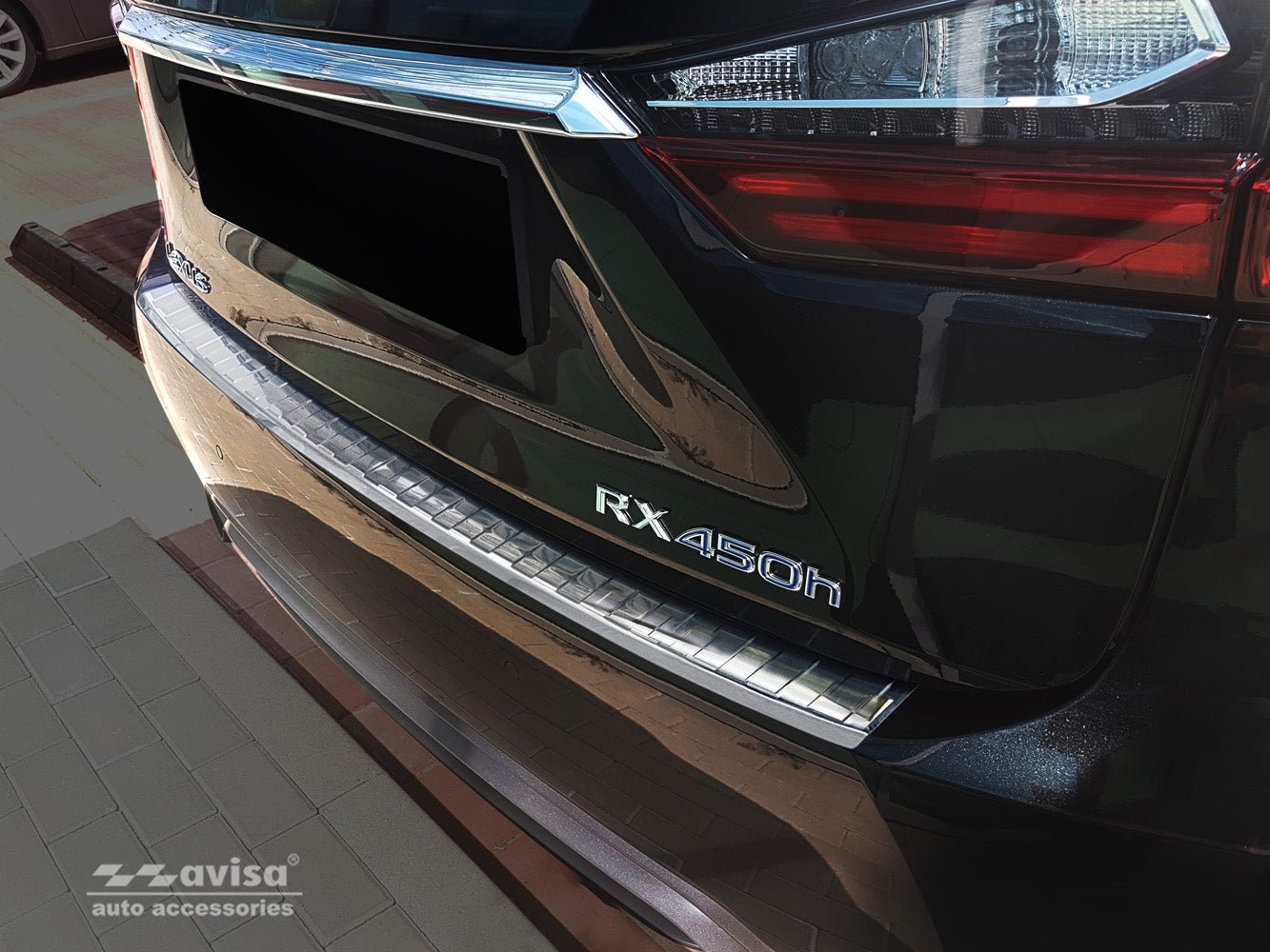 Lastskydd Lexus RX 2015–2019, facelift 2019–2022 – Silver satin | AVISA - Carlevel AB - Lastskydd