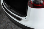 Lastskydd Mazda CX-5 I 2012–2014, facelift 2014–2017 – Spegelblank steel,Svart Kolfiber | AVISA - Carlevel AB - Lastskydd