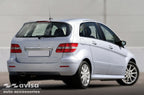 Lastskydd Mercedes B Class W245 minivan 2005–2008 – Silver satin | AVISA - Carlevel AB - Lastskydd