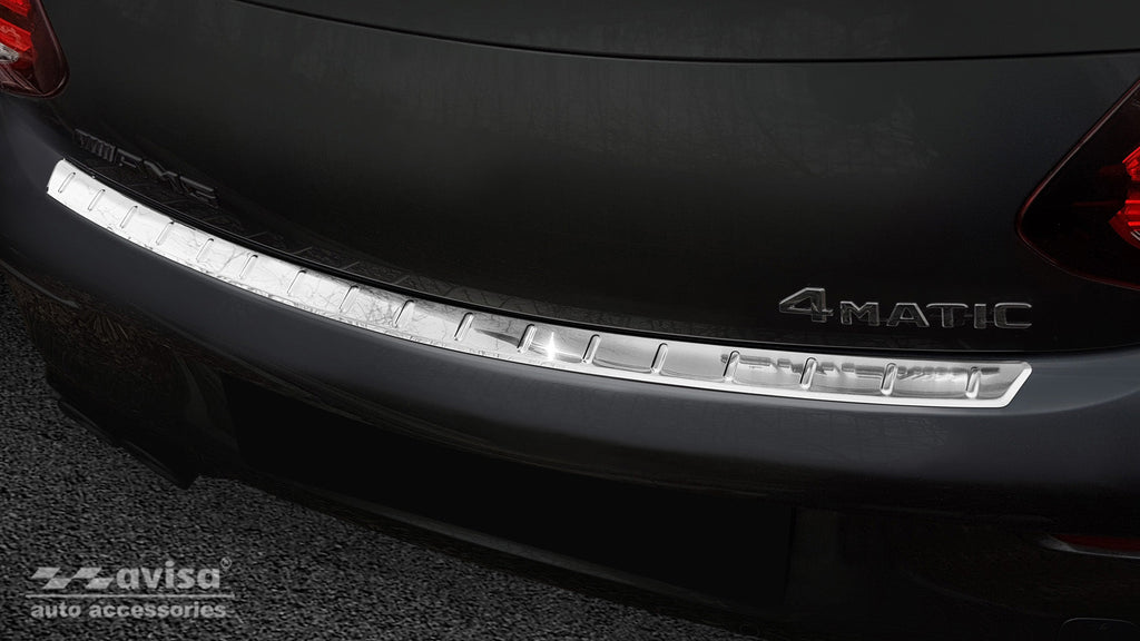 Lastskydd Mercedes C Class C205 Coupe AMG 2015–2019, facelift 2019–2021 – Silver satin | AVISA - Carlevel AB - Lastskydd