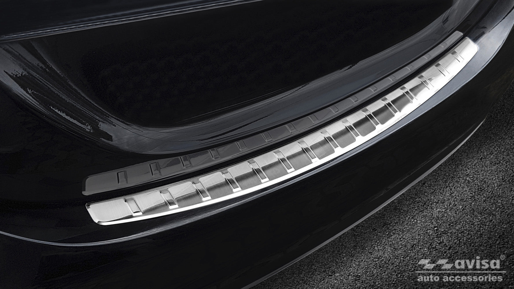 Lastskydd Mercedes C Class IV W205/ AMG sedan 2014–2019, facelift 2019+06.2021+ Silver satin | AVISA - Carlevel AB - Lastskydd