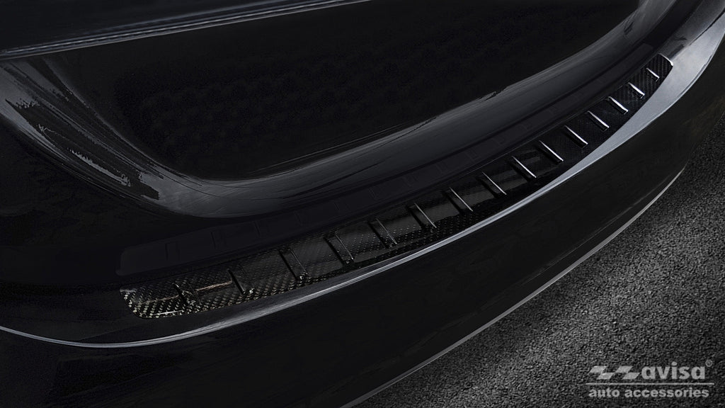 Lastskydd Mercedes C Class IV W205/ AMG sedan 2014–2019, facelift 2019+06.2021+ Svart | AVISA - Carlevel AB - Lastskydd