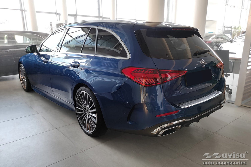 Lastskydd Mercedes C Class V Kombi AMG S206 2021+ – Silver satin | AVISA - Carlevel AB - Lastskydd