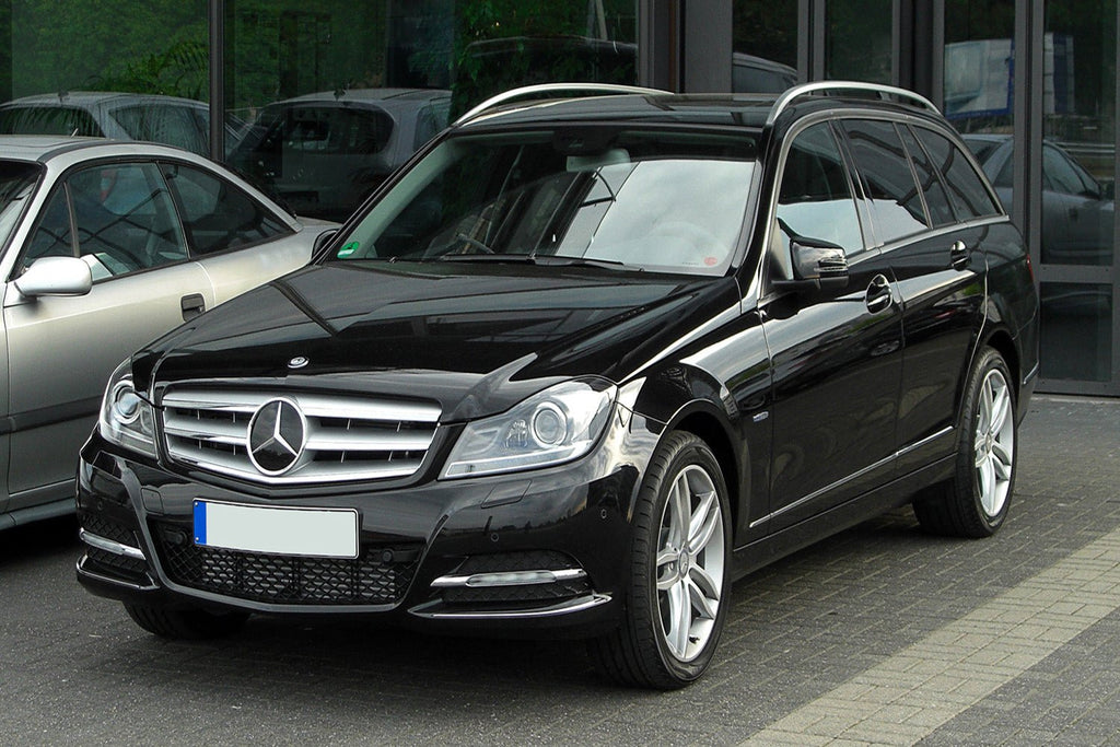 Lastskydd Mercedes C Class W204 Kombi 2011–2014 – Silver satin | AVISA - Carlevel AB - Lastskydd