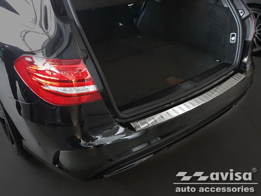 Lastskydd Mercedes C Class W205 Kombi 2014–2018, facelift 2018–2021 – Silver satin | AVISA - Carlevel AB - Lastskydd
