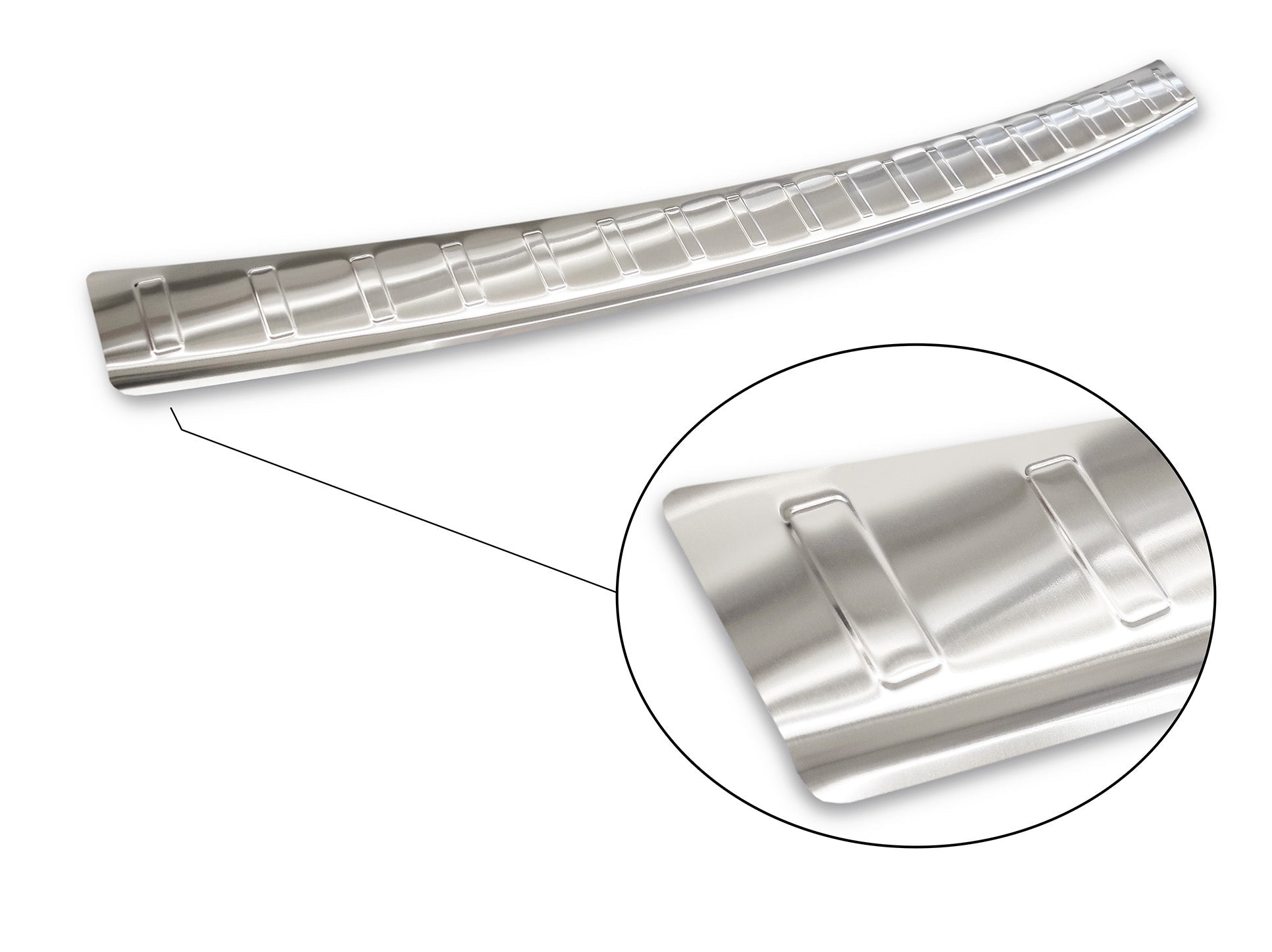 Lastskydd Mercedes E Class W211 Kombi 2002–2009 – Silver satin | AVISA - Carlevel AB - Lastskydd