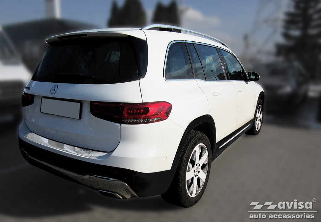 Lastskydd Mercedes Glb (X247) crossover 2019–2025/ Mercedes Glb AMG (X247) 2019–2025 – Silver satin | AVISA - Carlevel AB - Lastskydd