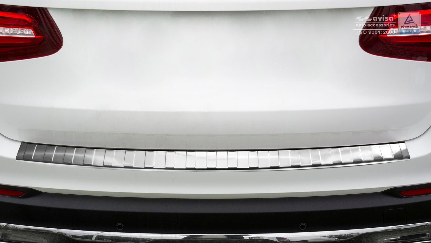 Lastskydd Mercedes Glc (X253) 5-dörrars/ Hybrid 2015–2019, facelift 2019–2022 – Silver satin | AVISA - Carlevel AB - Lastskydd
