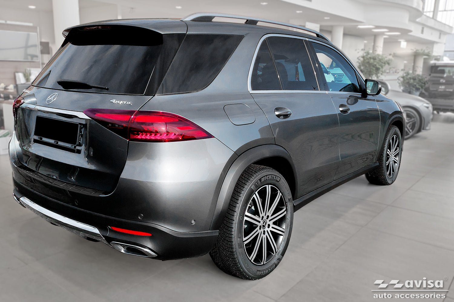 Lastskydd Mercedes Gle II W167 facelift 2023+ > (doesn't fit to AMG Line) – Svart | AVISA - Carlevel AB - Lastskydd