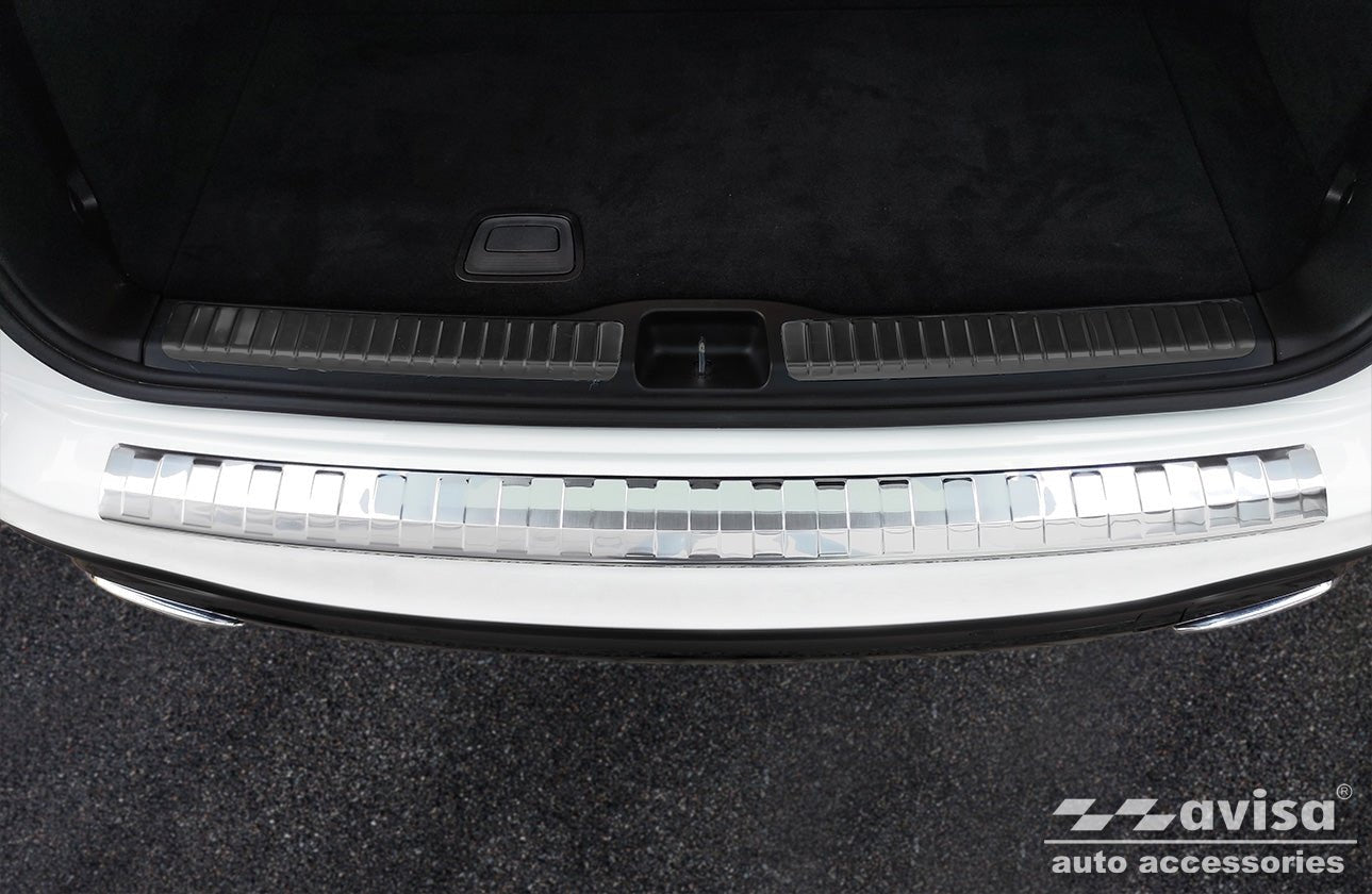 Lastskydd Mercedes Gls II (X167) 2019–2023, facelift 2023+ >/ Mercedes Gls II (X167) 63 AMG 2019–2023, facelift 2023+ > – Silver satin | AVISA - Carlevel AB - Lastskydd