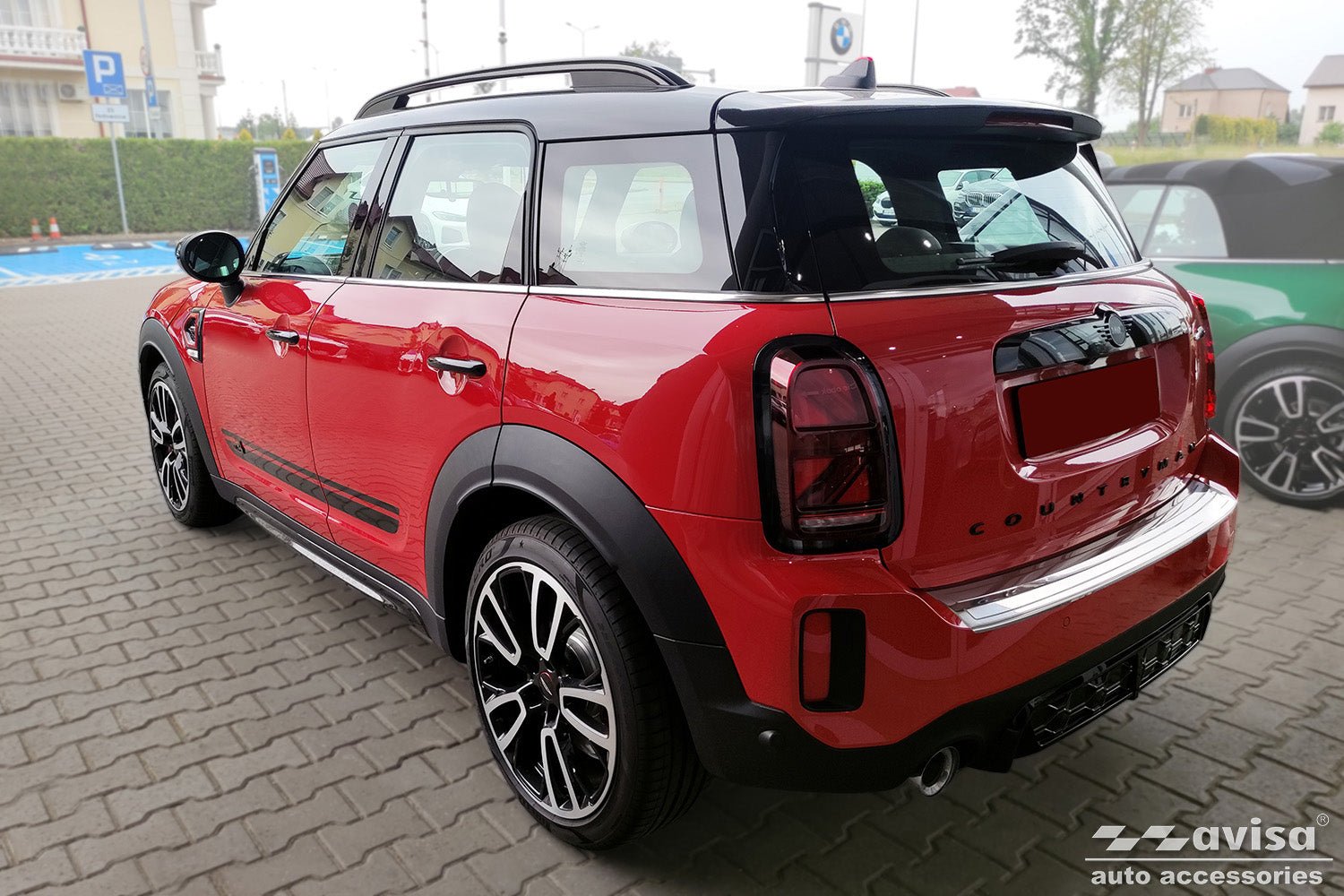 Lastskydd Mini Countryman II F60 facelift 2020+ >2023+ Silver | AVISA - Carlevel AB - Lastskydd