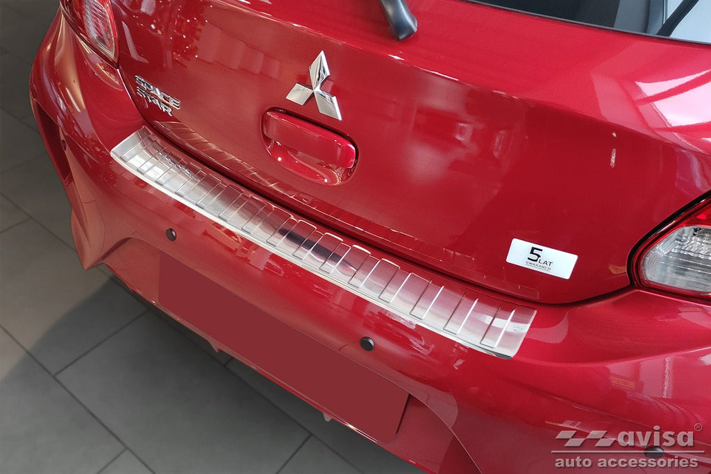 Lastskydd Mitsubishi Space Star facelift 2020+ – Silver satin | AVISA - Carlevel AB - Lastskydd