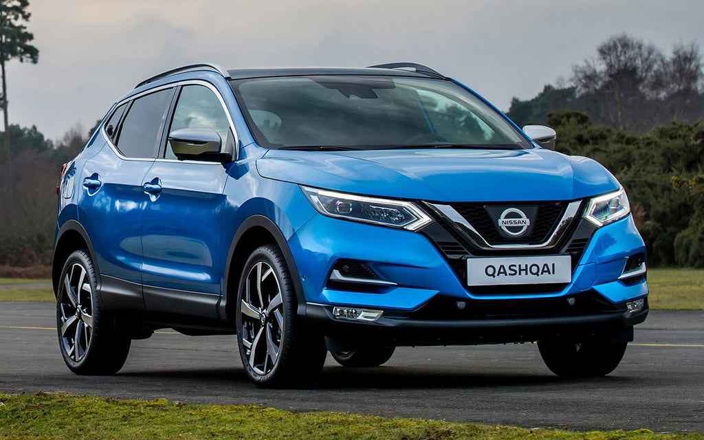 Lastskydd Nissan Qashqai II crossover facelift 2017–2021 – Silver satin | AVISA - Carlevel AB - Lastskydd