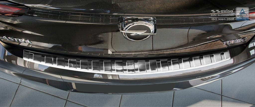 Lastskydd Opel Astra V K halvkombi 2015–2019, facelift 2019–2021 – Silver satin | AVISA - Carlevel AB - Lastskydd