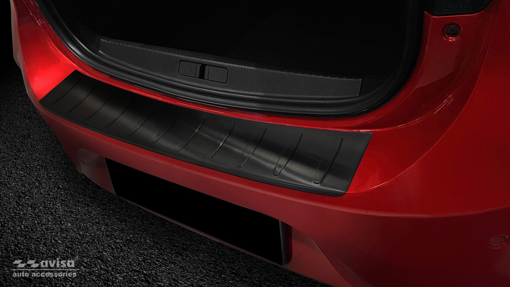 Lastskydd Opel Corsa F VI GS Line halvkombi 5-dörrars 2019– 2023, facelift 2023+ m.fl. – Svart | AVISA - Carlevel AB - Lastskydd