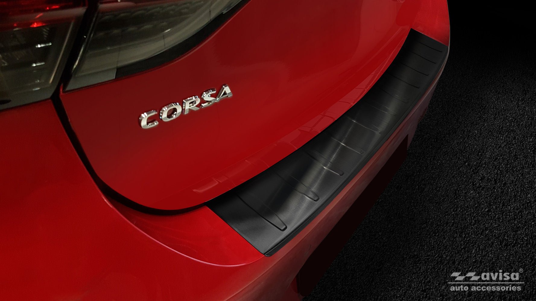 Lastskydd Opel Corsa F VI GS Line halvkombi 5-dörrars 2019– 2023, facelift 2023+ m.fl. – Svart | AVISA - Carlevel AB - Lastskydd