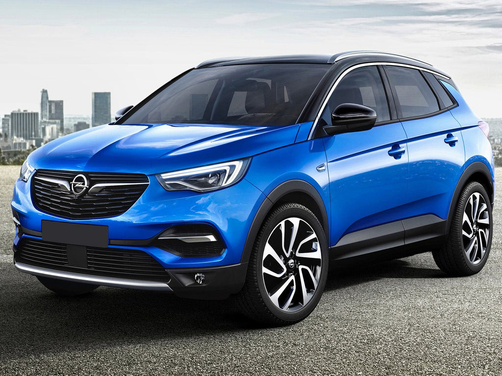 Lastskydd Opel Grandland X/ Hybrid 2017–2021 – Silver satin | AVISA - Carlevel AB - Lastskydd