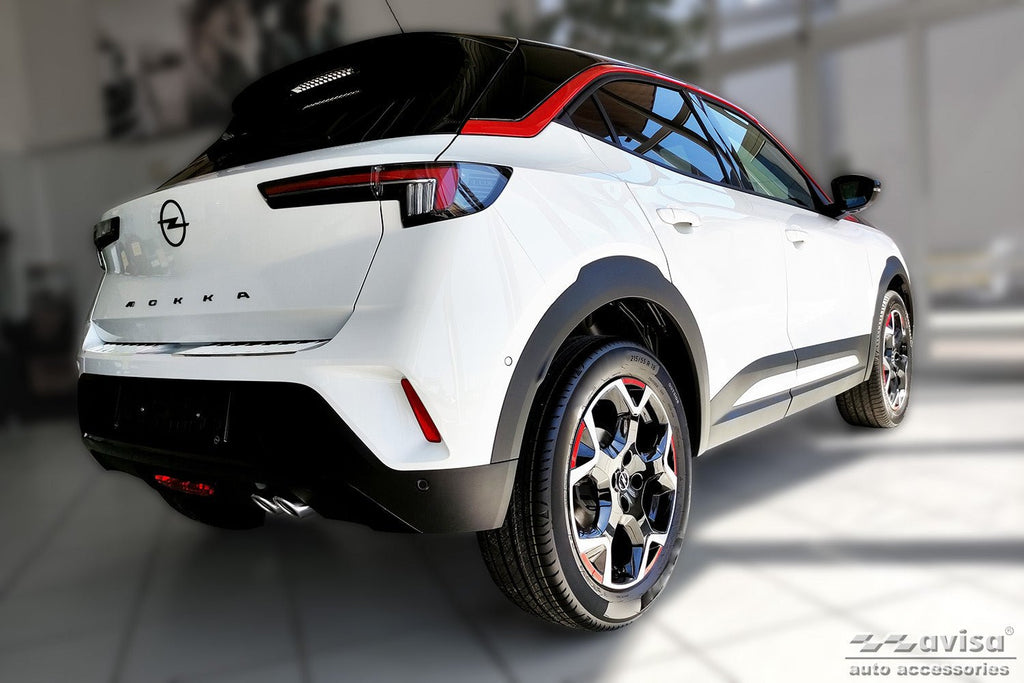 Lastskydd Opel Mokka II (B) crossover 2020+ – Silver satin | AVISA - Carlevel AB - Lastskydd
