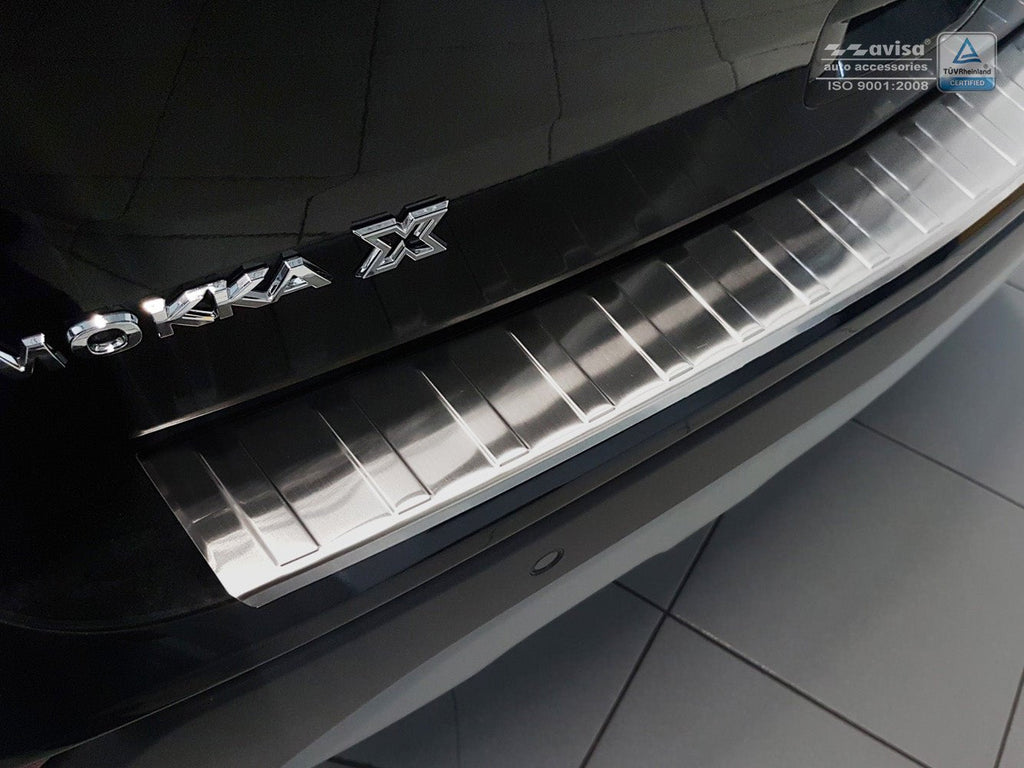 Lastskydd Opel Mokka X facelift 2016+ – Silver satin | AVISA - Carlevel AB - Lastskydd