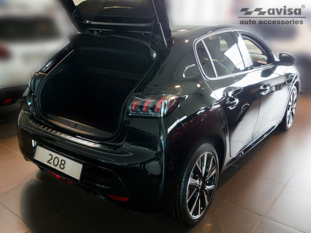 Lastskydd Peugeot 208 II halvkombi 5-dörrars 2019–2023, facelift 2023+ – Svart | AVISA - Carlevel AB - Lastskydd