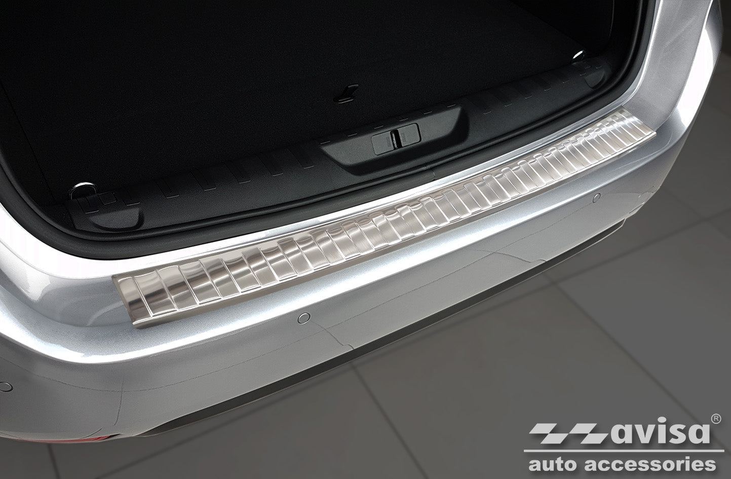 Lastskydd Peugeot 308 II SW Kombi 2013–2017, facelift 2017–2021 – Silver satin | AVISA - Carlevel AB - Lastskydd