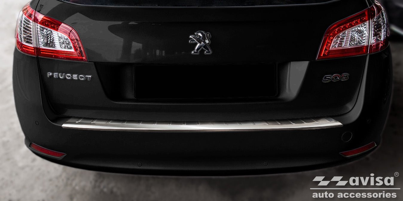 Lastskydd Peugeot 508 I SW 2011–2014, facelift 2014–2018/ Peugeot 508 I Rxh 2011–2014, facelift 2014–2018 – Silver satin | AVISA - Carlevel AB - Lastskydd