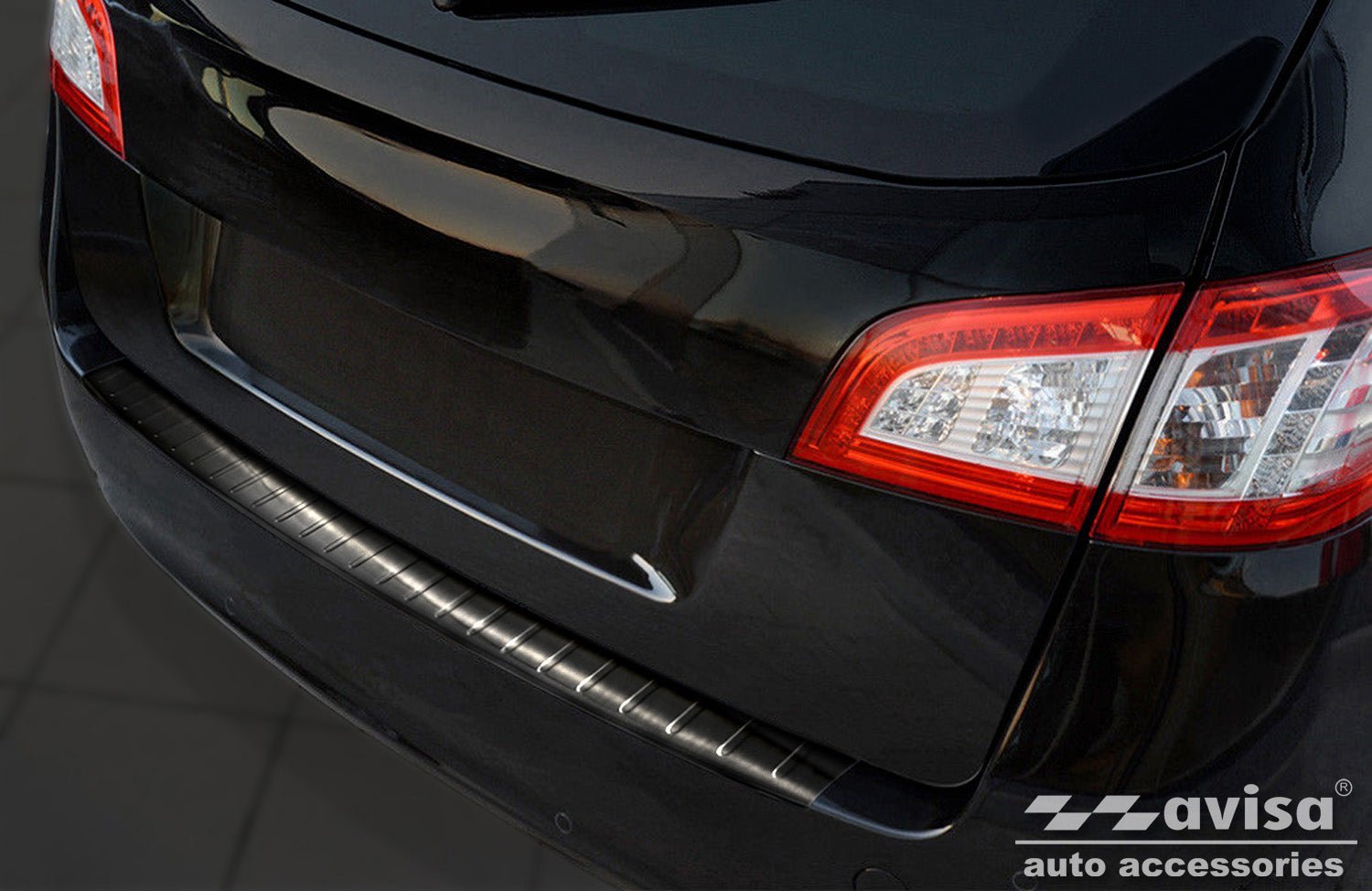 Lastskydd Peugeot 508 I SW 2011–2014, facelift 2014–2018/ Peugeot 508 I Rxh 2011–2014, facelift 2014–2018 – Svart (2/45138) | AVISA - Carlevel AB - Lastskydd